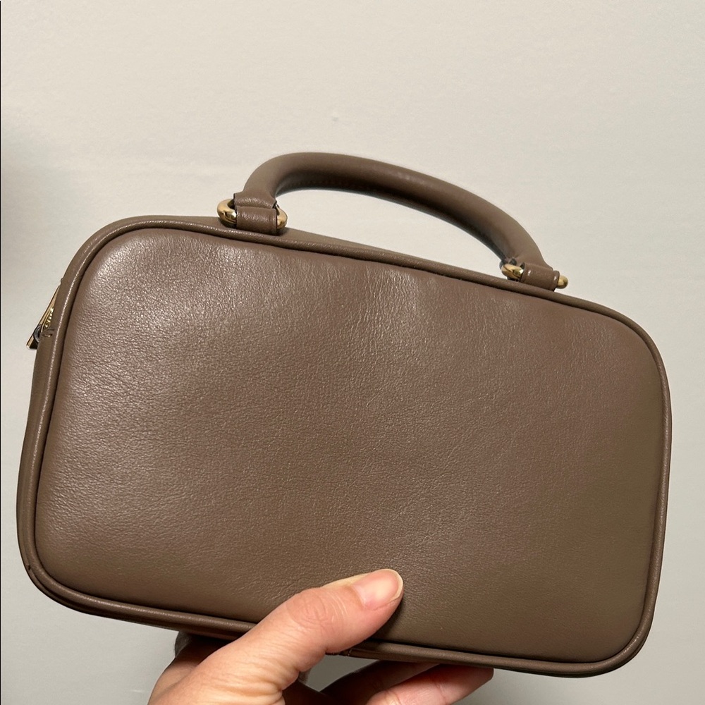 Coach Brown Leather Top-Handle Satchel - Picture 3 of 8